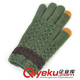 觸屏手套 廠家直銷手套 冬季保曖男女五指觸摸屏手套 低價批發(fā)外貿(mào)來樣訂做原始圖片3