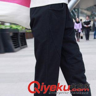 孕婦褲 2015新款孕婦運(yùn)動(dòng)褲純棉打底褲休閑托腹寬松長(zhǎng)褲不倒絨原始圖片3