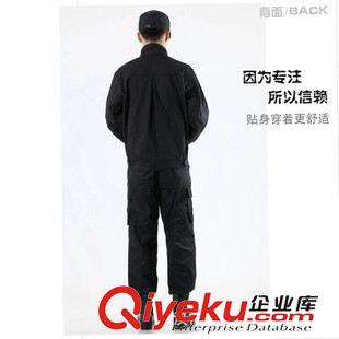 保安專區(qū) 秋款搶批 黑色冬季作訓(xùn)服保安服套裝原始圖片3