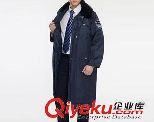 保安專區(qū) 批發(fā)秋冬款雙層加厚多功能防寒大衣 保安制服棉衣保安服裝冬裝原始圖片2