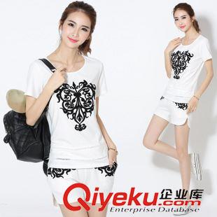五月新款 2015新款夏裝純色淑女修身松緊腰中長(zhǎng)款V領(lǐng)短袖雪紡衫女