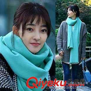 仿羊絨圍巾 新款 楊冪同款米蘭圍巾女 超厚民族風波西米亞超長gd羊絨披肩