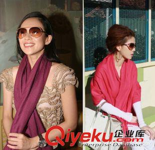 外貿原單訂單 15新款素色仿羊絨圍巾 百搭中性純色禮品圍巾披肩現貨批發40色全原始圖片2