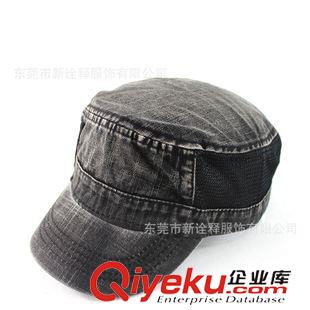 平頂帽 平頂網(wǎng)帽韓版光身做舊吉普帽戶外遮陽短檐帽男士吉普帽定制