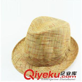 牛仔帽 創意新款復古草帽時尚潮流巴拿馬帽草編沙灘情侶帽卡其色百搭禮帽原始圖片2