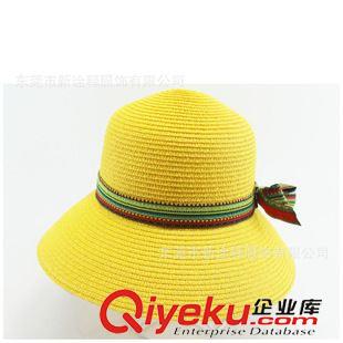 草帽 休閑女士草帽 淑女帽子 夏天防曬遮陽帽出行旅游度假草帽定做廠家原始圖片2