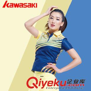 衣服 2015新款Kawasaki/川崎羽毛球運(yùn)動T恤男裝15115 女裝15216