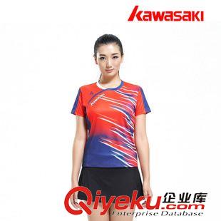 衣服 川崎/KAWASAKI羽毛球情侶裝男女款短袖T恤ST-15127 ST-15228