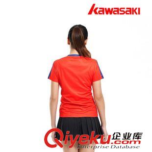 衣服 川崎/KAWASAKI羽毛球情侶裝男女款短袖T恤ST-15127 ST-15228