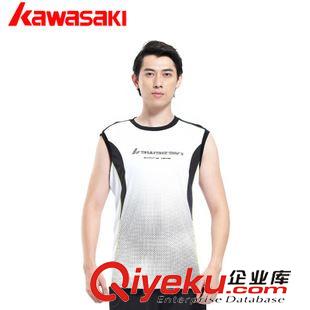 衣服 2015zpKawasaki/川崎羽毛球服裝無袖T恤男裝運(yùn)動背心ST-15123原始圖片2