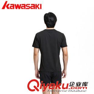 衣服 2015新款kawasaki/川崎羽毛球男裝ST-15345運動廠家zp批發(fā)