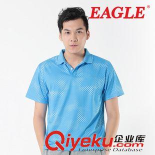 衣服 2015新品EAGLE鷹牌羽毛球服裝運(yùn)動(dòng)服 男女款T恤11614 21517天藍(lán)色