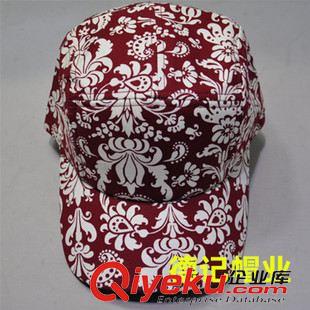 秋冬平沿  彎沿 德記帽業(yè) 秋冬新品韓版遮陽(yáng)鴨舌帽 棉布印花情侶棒球帽 訂制批發(fā)