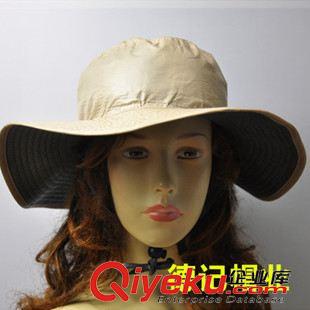 漁夫帽 德記帽業(yè) 夏季男女防曬帽 超薄雙面戴圓邊太陽(yáng)帽 騎車(chē)旅游漁夫帽