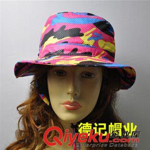 漁夫帽 德記帽業 夏天暢銷款盆帽 迷彩遮陽漁夫帽 防曬運動騎行帽叢林帽原始圖片2