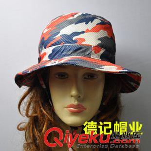 漁夫帽 德記帽業 夏天暢銷款盆帽 迷彩遮陽漁夫帽 防曬運動騎行帽叢林帽原始圖片3