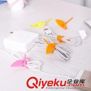 廚房用品 樹(shù)葉硅膠塑料袋封口夾 帶圓孔繞線(xiàn)器（五個(gè)裝）原始圖片3