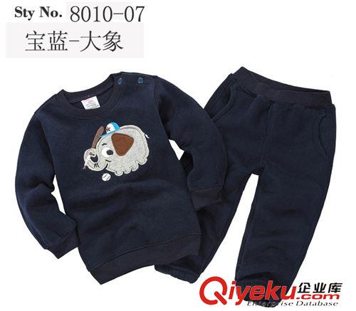 8010衛衣套裝系列 2015秋冬爆款兒童衛衣套裝批發幼兒園寶寶卡通貼布批發高品質原始圖片2