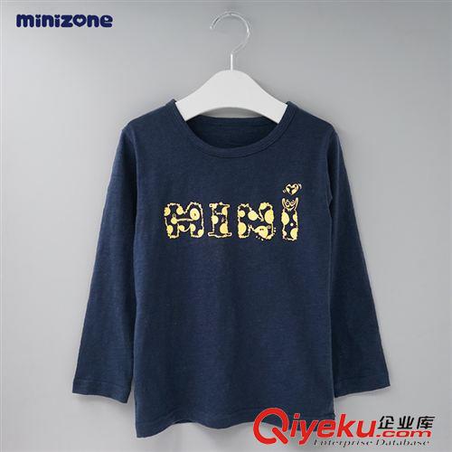 2015夏裝現(xiàn)貨 童裝嬰兒衣服寶寶秋裝T恤minizone男女童秋裝原始圖片3