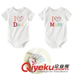 2015夏裝現(xiàn)貨 【外貿(mào)工廠直供】mom's care愛爸媽紗袋哈衣三件組短袖