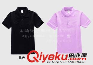T恤衫/POLO衫 空白滌棉230克廣告衫男女士翻領T恤定做短袖工作服夏定制LOGO繡原始圖片3