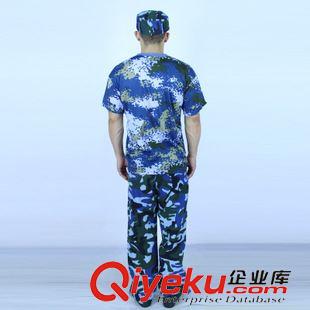 爆款 熱銷 海洋網(wǎng)球迷t恤 夏季大中學(xué)生軍訓(xùn)速干短袖迷彩服原始圖片3