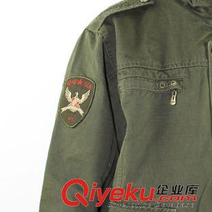 熱銷產(chǎn)品 秋冬 男士運(yùn)動服休閑軍迷套裝 韓版寬松工裝制服 男裝訓(xùn)練套服原始圖片2