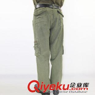戶外休閑褲子 時尚精品純棉水洗休閑褲 舒適百搭精品純棉水洗裝男士休閑褲原始圖片3