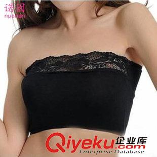 上衣 春夏韓版新品 防走光莫代爾抹胸女裹胸 蕾絲花邊打底內(nèi)衣 Y003原始圖片2