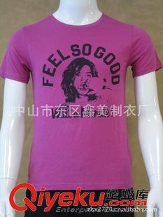 圆领T恤衫(T-shirts) 出口欧美圆领T恤 男式纯棉T恤衫 印花T恤衫