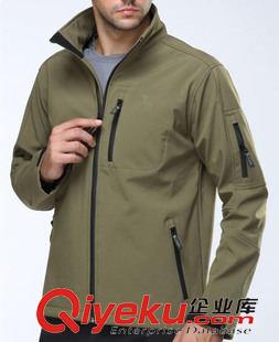 風(fēng)衣(windbreaker） 定制低彈搖粒絨復(fù)合防水透氣夾克原始圖片2