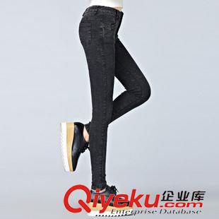 9月18號(hào)新款 2015新品韓國(guó)打底褲休閑褲女褲長(zhǎng)褲鉛筆褲大碼顯瘦彈力黑色小腳褲原始圖片3