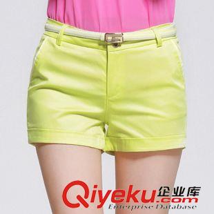 7月10號(hào)新款 2015韓版夏裝新款修腰女上衣 撞色假兩件套雪紡衫