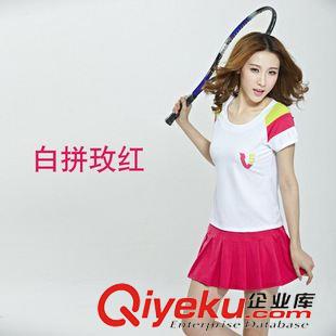 韓版休閑套裝 2015春新款短袖網(wǎng)球裙韓版大碼寬松短裙休閑運動套裝女夏原始圖片2