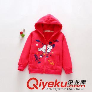 童棉衣 15秋冬新款童裝  男女童卡通印花拉鏈棉衣  外貿(mào)中小童衛(wèi)衣批發(fā)原始圖片2