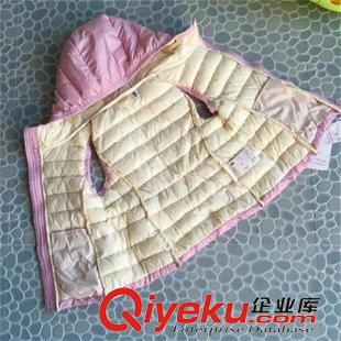 老買家入口 女童兒童羽絨服 中大童羽絨馬甲純色潮款背心批發 15冬季新款童裝原始圖片2