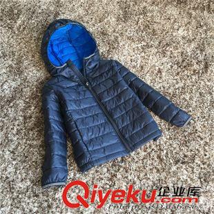 老買家入口 2015新款童裝羽絨服 兒童短款連帽兒童羽絨服男童女童潮款批發原始圖片3