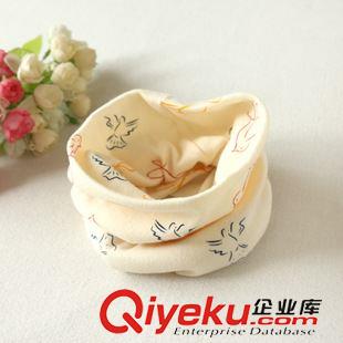 老買家入口 15秋冬新款圍巾 外貿(mào)純棉小鳥卡通套頭童圍脖 兒童脖套飾品批發(fā)原始圖片2