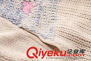 9月14日新品 2015秋季日系森女系刺繡卡通可愛圖案A字型毛衣 女2888