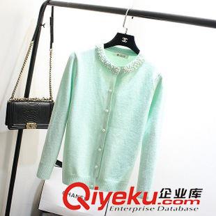 9月14日新品 秋季外套女2015學(xué)生潮開衫秋裝女裝短款上衣毛衣學(xué)院風(fēng)甜美針2912