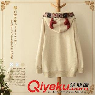 9月8日新品 秋冬新款女裝連帽套頭外套女圓領休閑長袖加絨上衣學生衛(wèi)衣2574原始圖片3