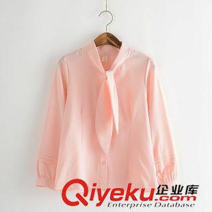 8月29日新品 2015秋季日系森女系兔子耳朵泡泡泡袖襯衣 女2306