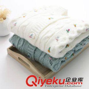 8月26日新品 日系森女系新款學院風可愛刺繡馬海毛針織開衫毛衣外套女2272原始圖片2