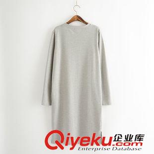 8月22日新品 秋裝新款女裝日系小清新森女風(fēng)方塊圖案長袖長款衛(wèi)衣女2103