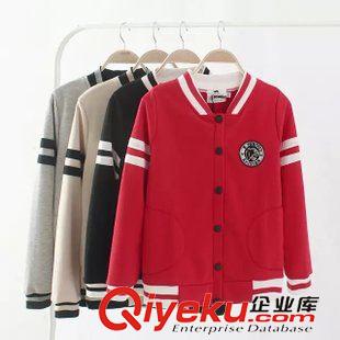 8月17日新品 2015秋季新款徽章棒球服衛(wèi)衣開衫秋季新款運(yùn)動(dòng)風(fēng)女士外套1997