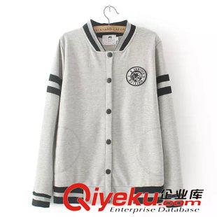 8月17日新品 2015秋季新款徽章棒球服衛(wèi)衣開衫秋季新款運(yùn)動(dòng)風(fēng)女士外套1997