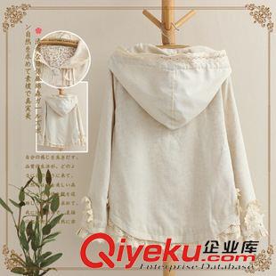 8月16日新品 森女部落冬裝女裝日系森女系斗篷棉麻小清新短款外套潮1945原始圖片2