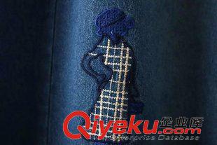 8月14日新品 2015秋季日系森女系簡單松緊腰遛狗牛仔裙 1906原始圖片3