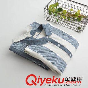 8月10日新品 2015秋季日系森女系寬松拼條襯衫裙1802原始圖片2