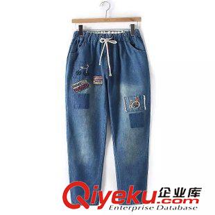 8月5日新品 2015秋季新款 童趣復(fù)古學(xué)院風(fēng)小貓刺繡條紋長(zhǎng)袖襯衫 女1663